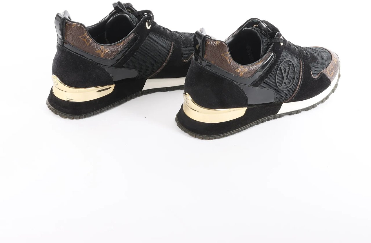 Louis Vuitton Runaway line 21 years Mesh x Leather Sneakers in Black, Size 40 EU Divers