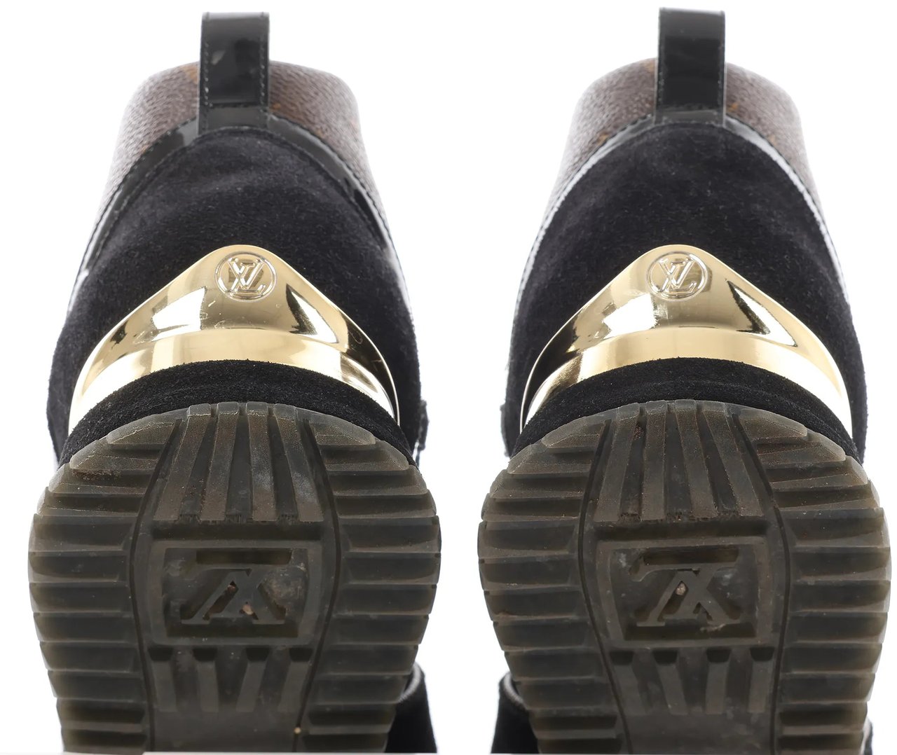 Louis Vuitton Runaway line 21 years Mesh x Leather Sneakers in Black, Size 40 EU Divers