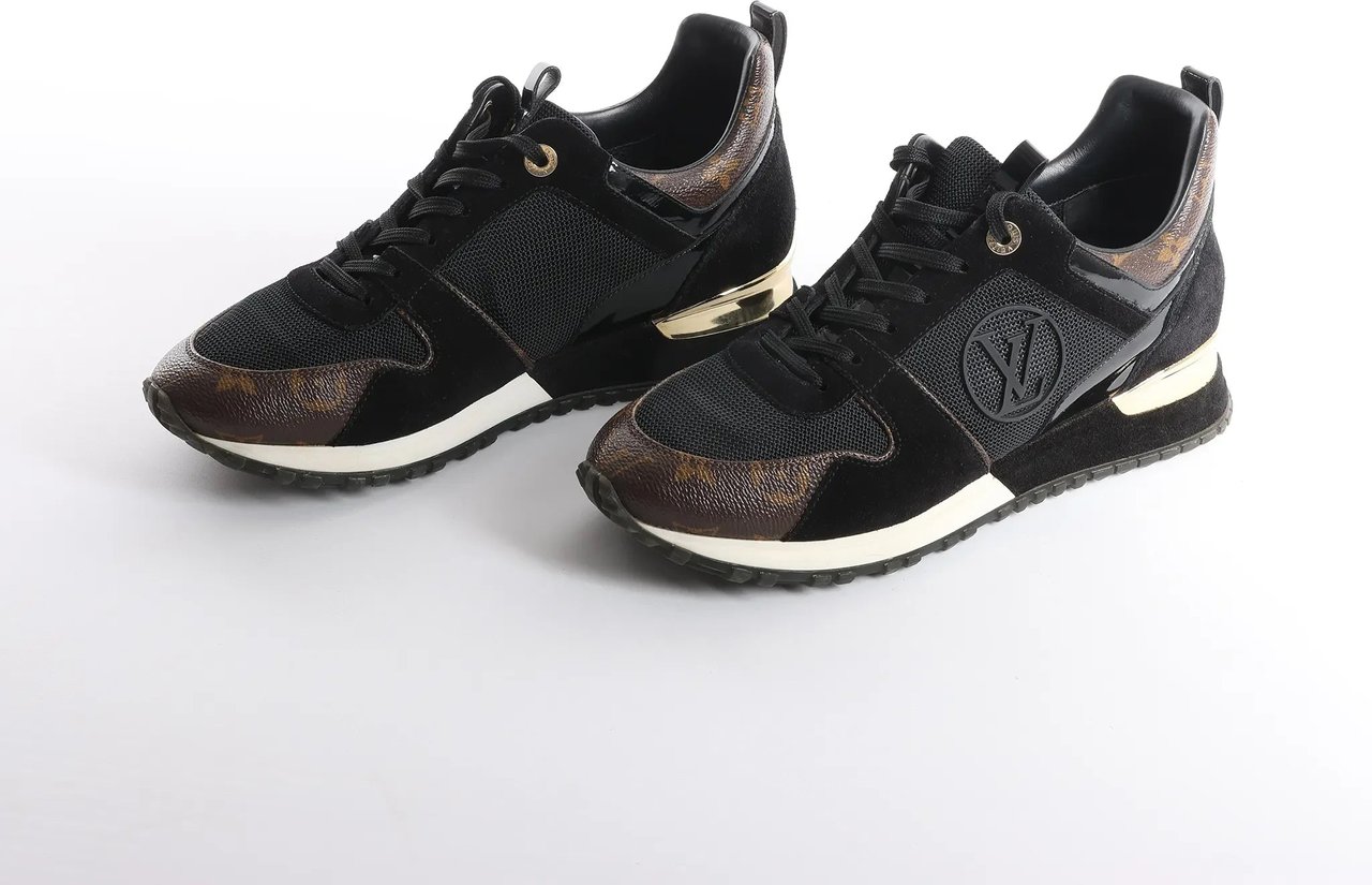 Louis Vuitton Runaway line 21 years Mesh x Leather Sneakers in Black, Size 40 EU Divers