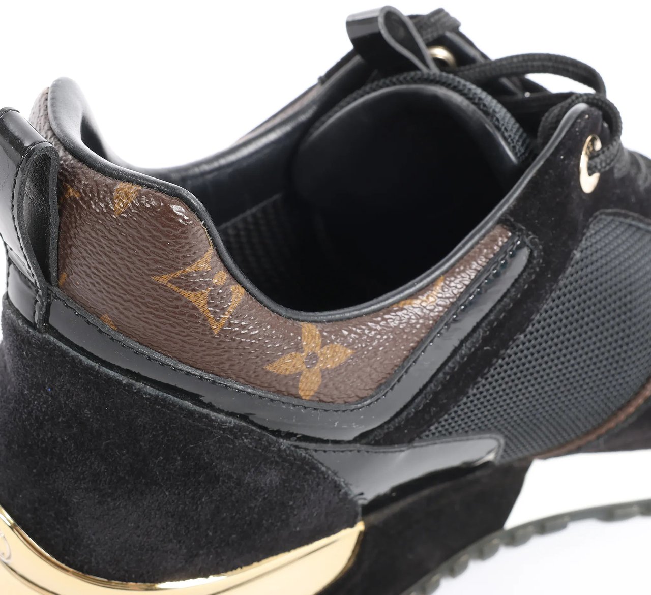 Louis Vuitton Runaway line 21 years Mesh x Leather Sneakers in Black, Size 40 EU Divers