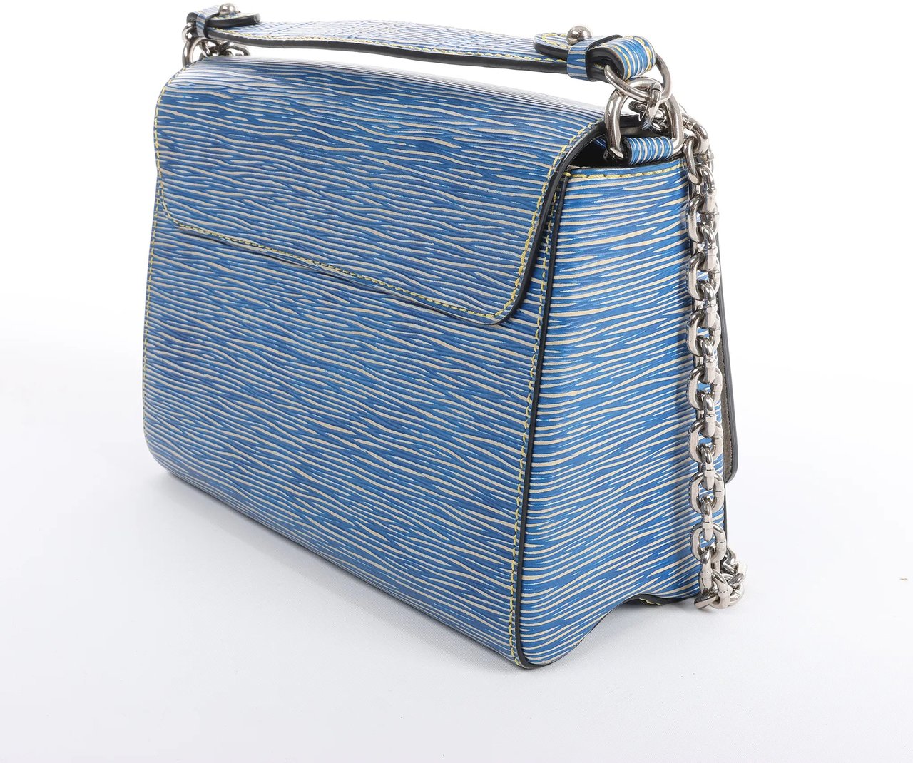 Louis Vuitton Twist MM Epi Leather Crossbody Bag in Blue M50271 Blauw