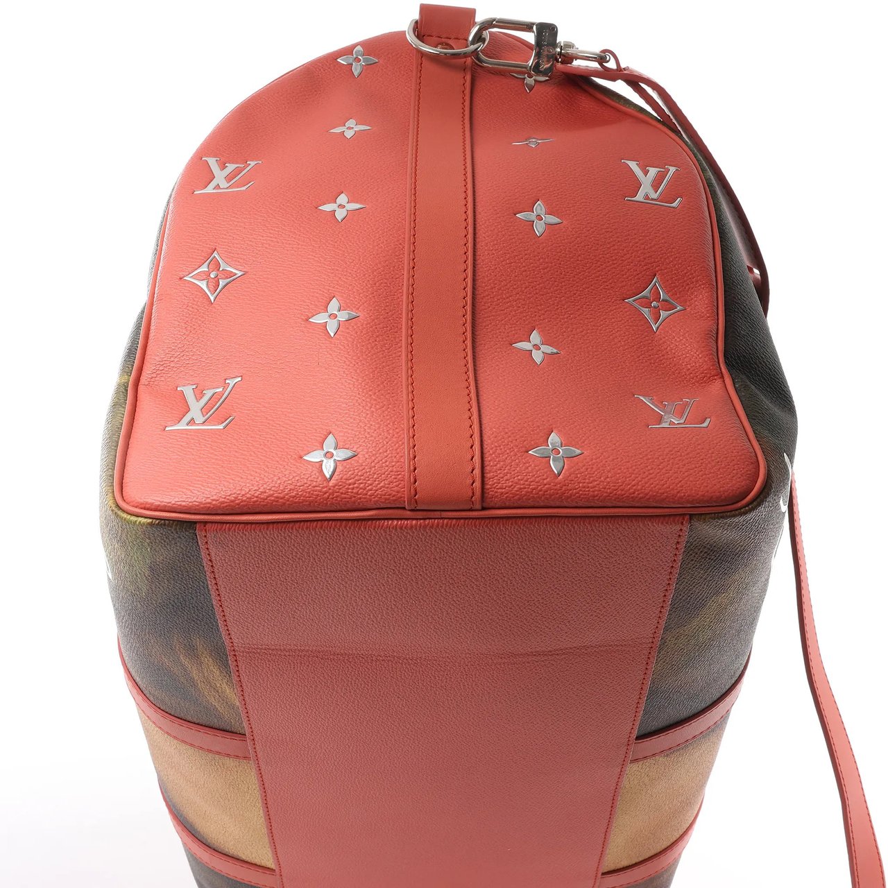 Louis Vuitton Keepall 50 Masters Collection Travel Bag in Pink x Green M43377 Divers