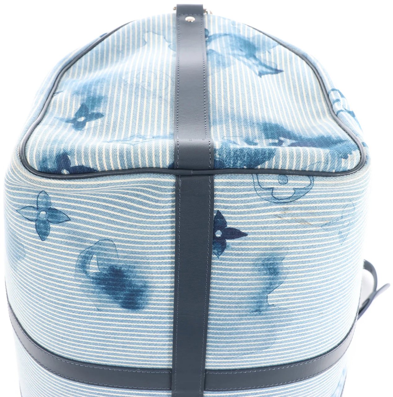 Louis Vuitton Keepall Bandoulière 50 Monogram Water Color Travel Bag in Blue x White M57946 Divers