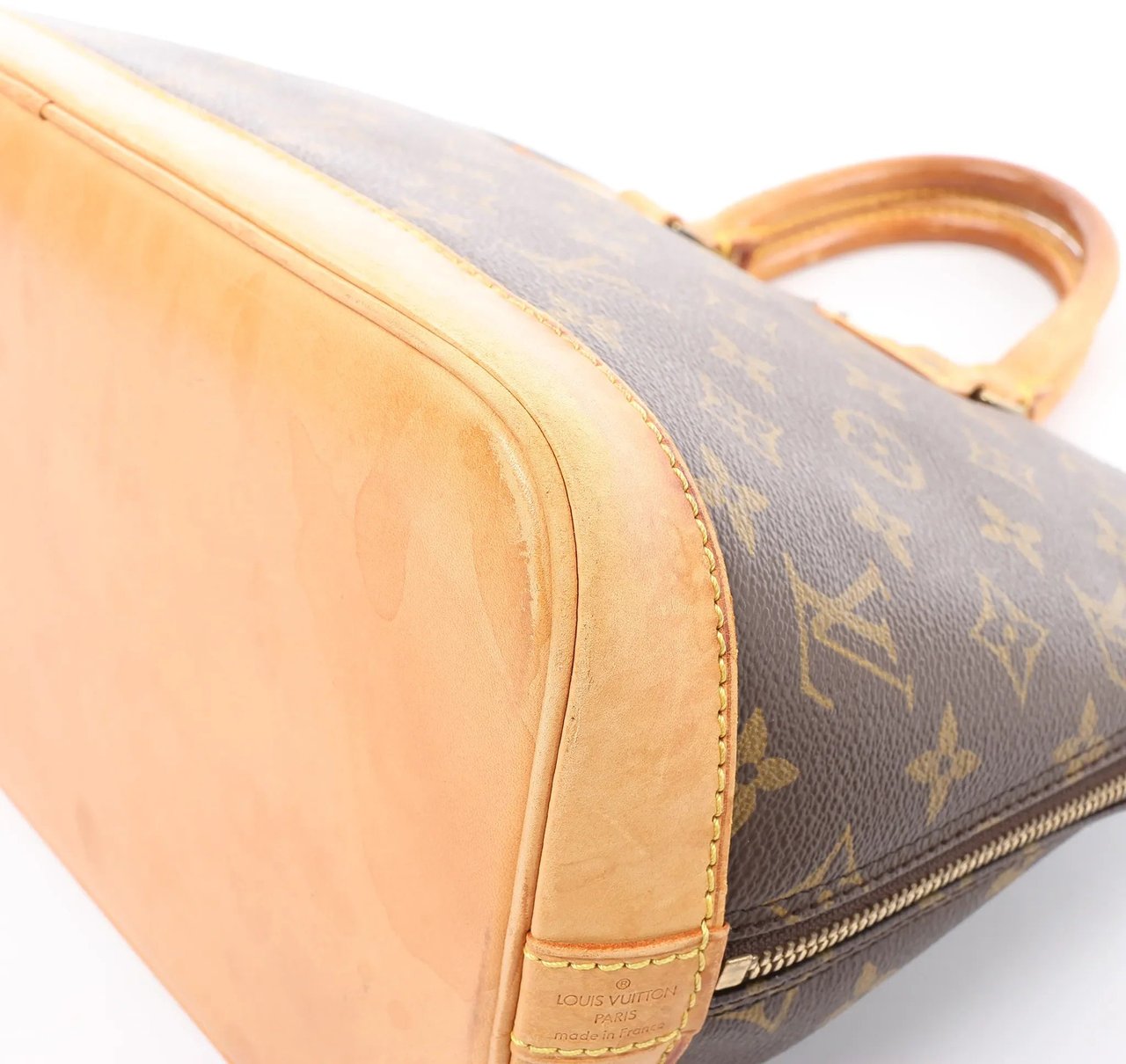Louis Vuitton Alma PM Monogram Canvas Handbag in Brown M51130 Bruin