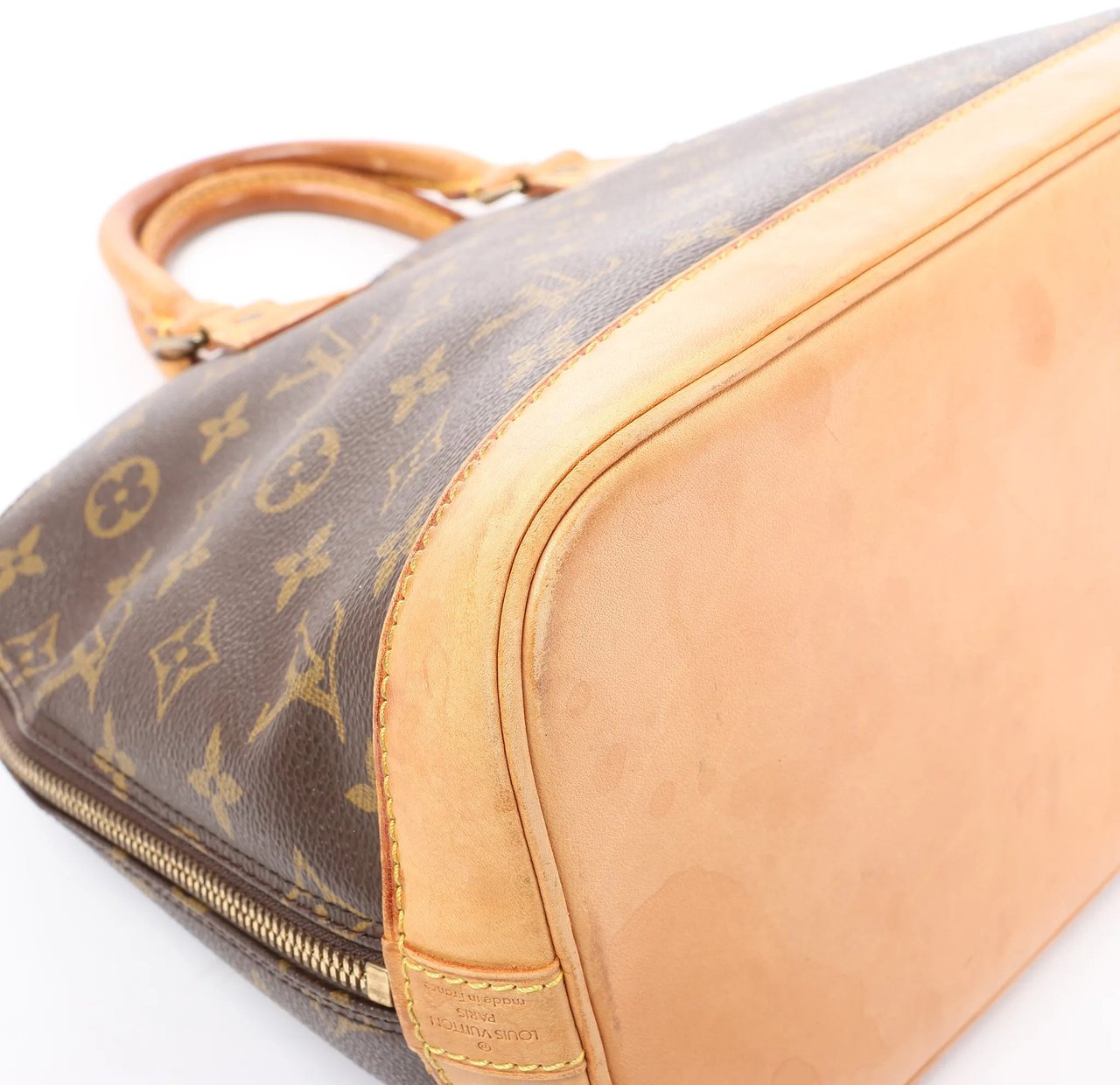 Louis Vuitton Alma PM Monogram Canvas Handbag in Brown M51130 Bruin