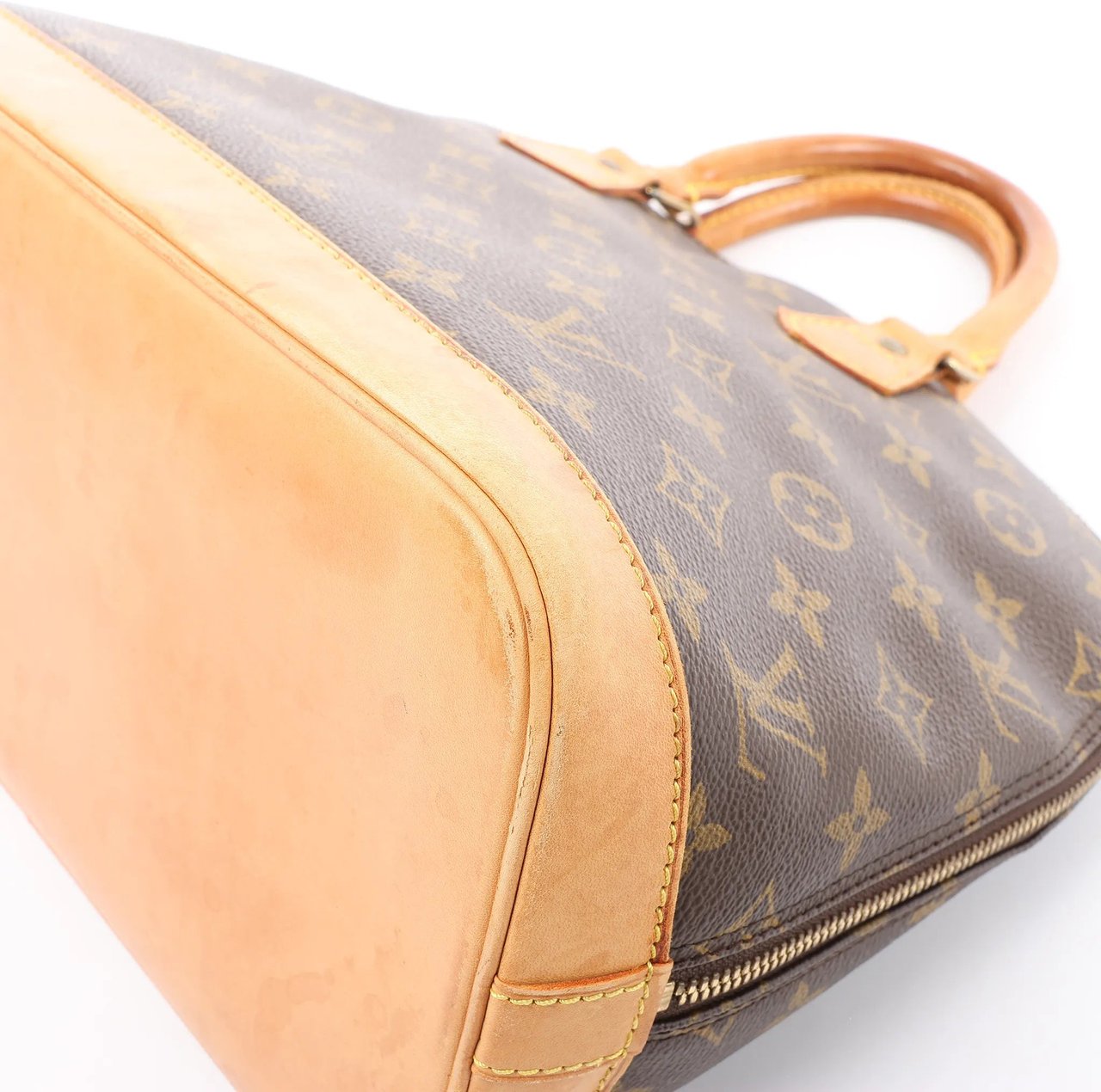 Louis Vuitton Alma PM Monogram Canvas Handbag in Brown M51130 Bruin