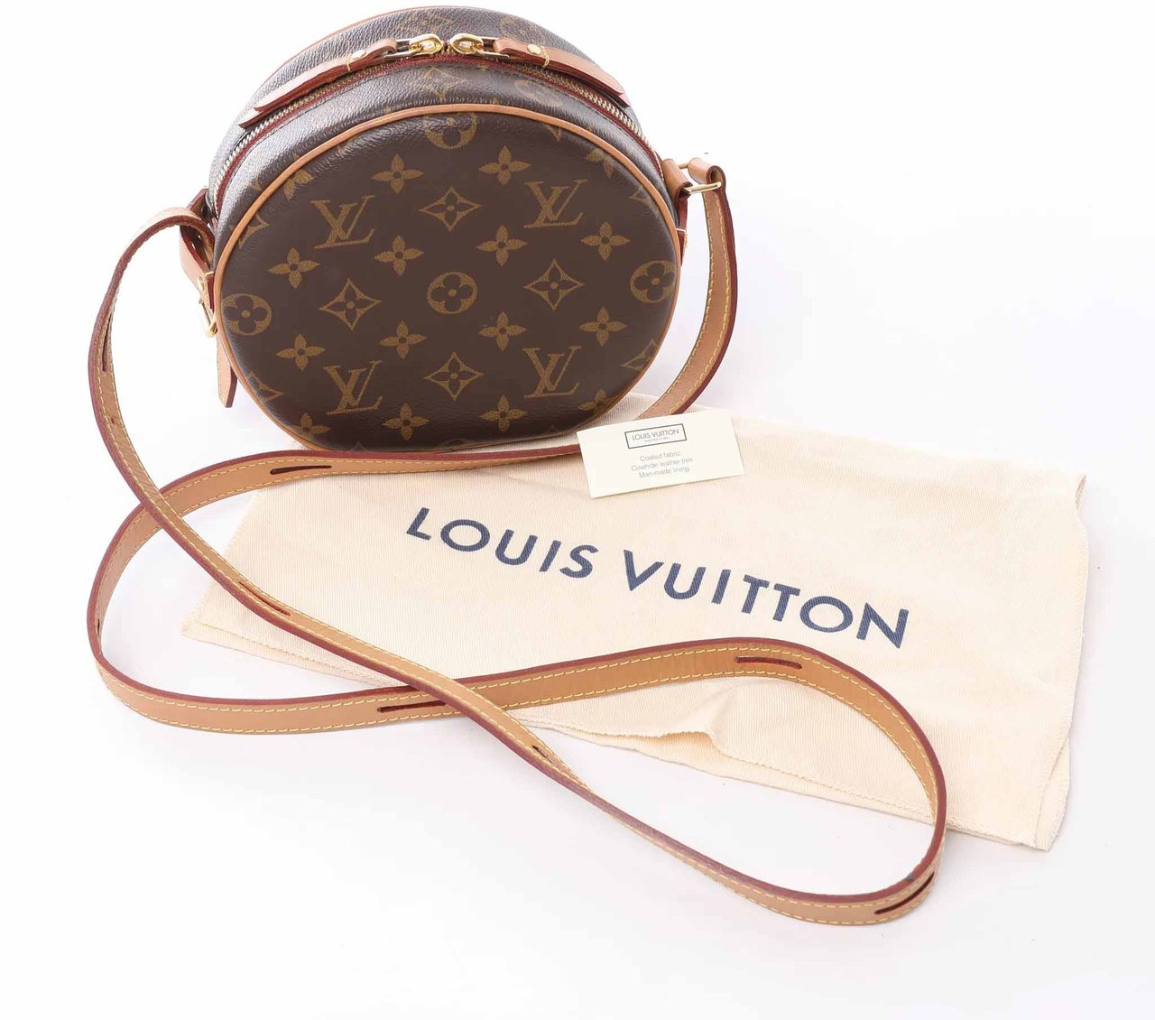 Louis Vuitton Boite Chapeau Souple PM Monogram Crossbody Bag in Brown M45578 Bruin
