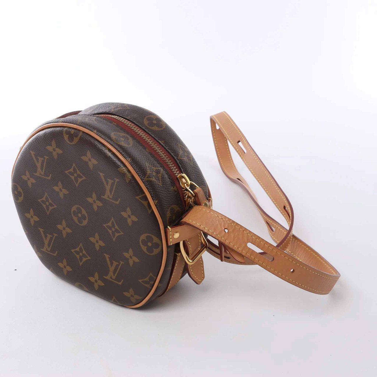 Louis Vuitton Boite Chapeau Souple PM Monogram Crossbody Bag in Brown M45578 Bruin