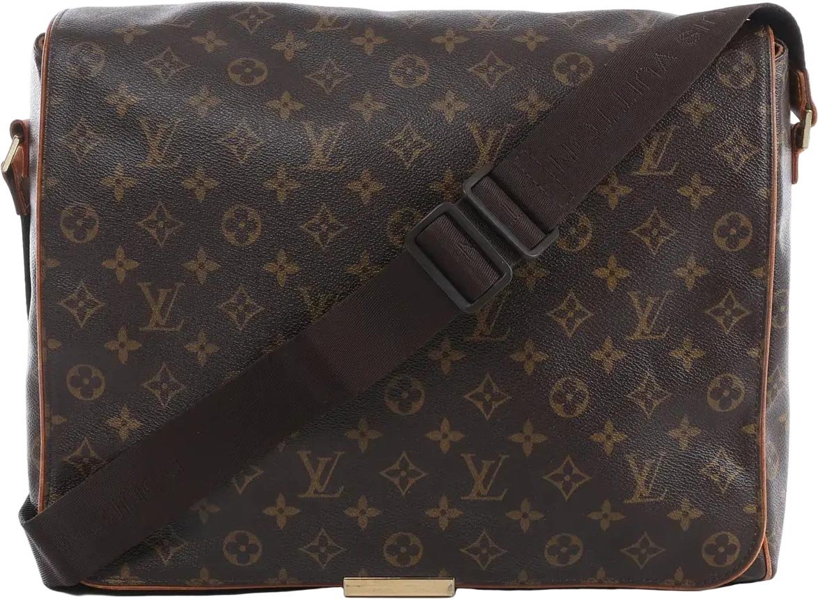 Louis Vuitton Abbesses Monogram Canvas Messenger Crossbody Bag in Brown M45257 Bruin