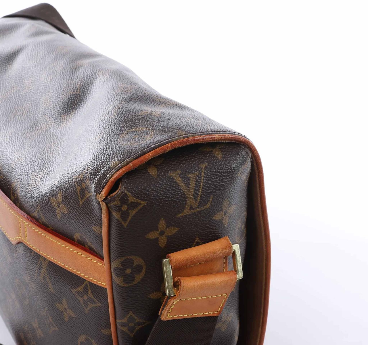 Louis Vuitton Abbesses Monogram Canvas Messenger Crossbody Bag in Brown M45257 Bruin
