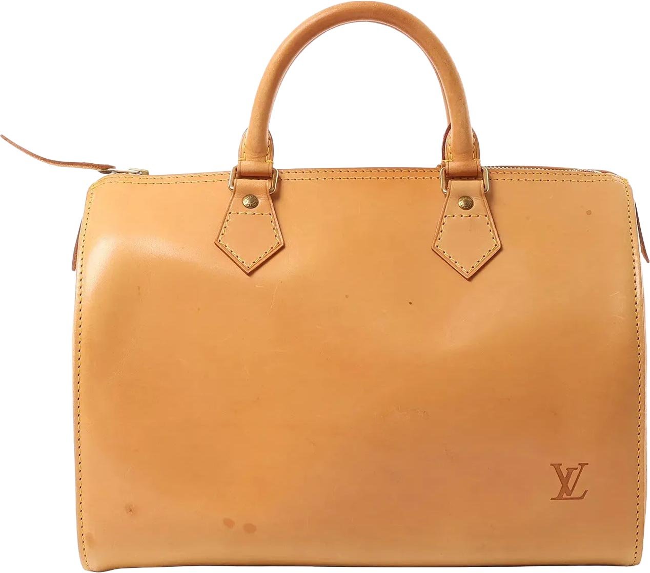 Louis Vuitton Speedy 30 Nomade Leather Handbag in Light Brown M85392 Blauw