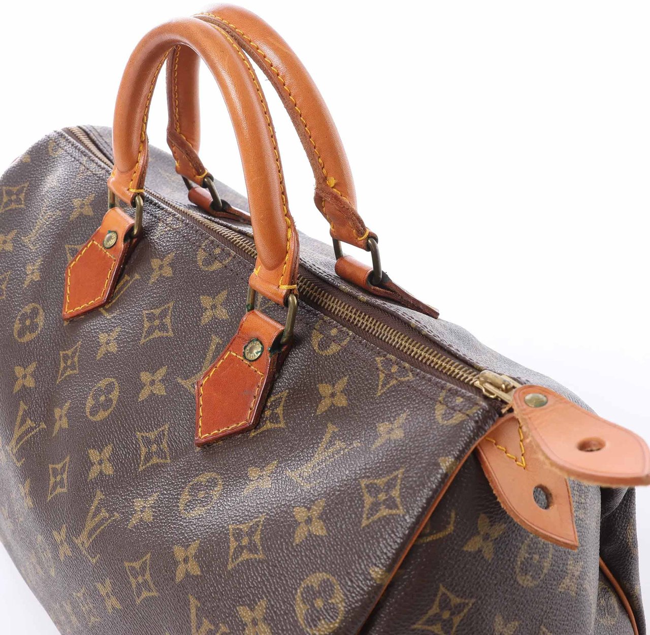 Louis Vuitton Speedy 35 Monogram Canvas Handbag in Brown M41524 Bruin