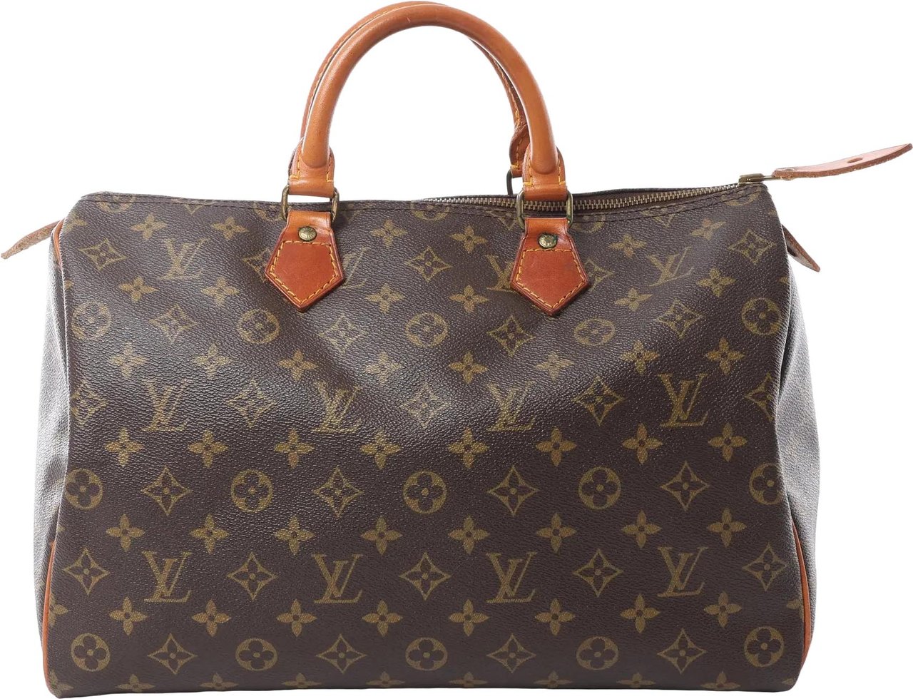 Louis Vuitton Speedy 35 Monogram Canvas Handbag in Brown M41524 Bruin