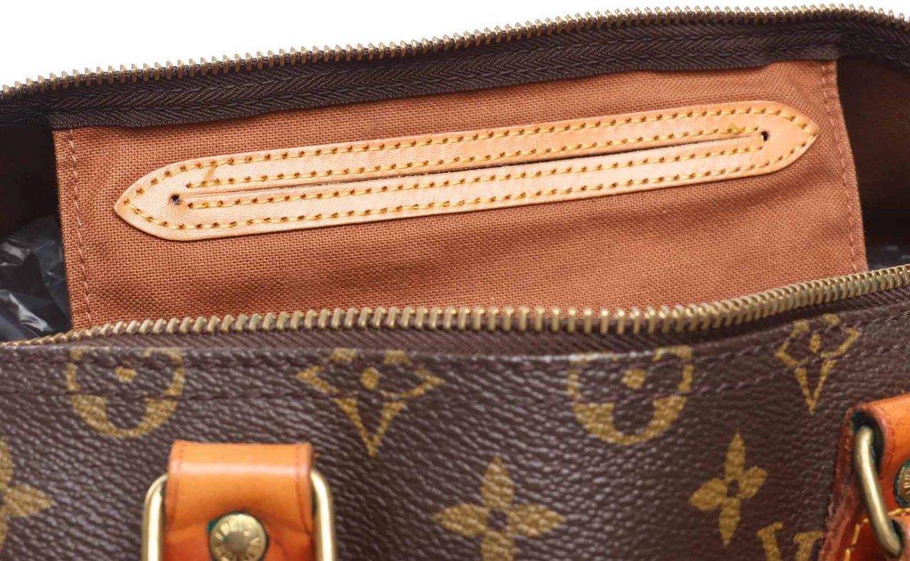 Louis Vuitton Speedy 35 Monogram Canvas Handbag in Brown M41524 Bruin