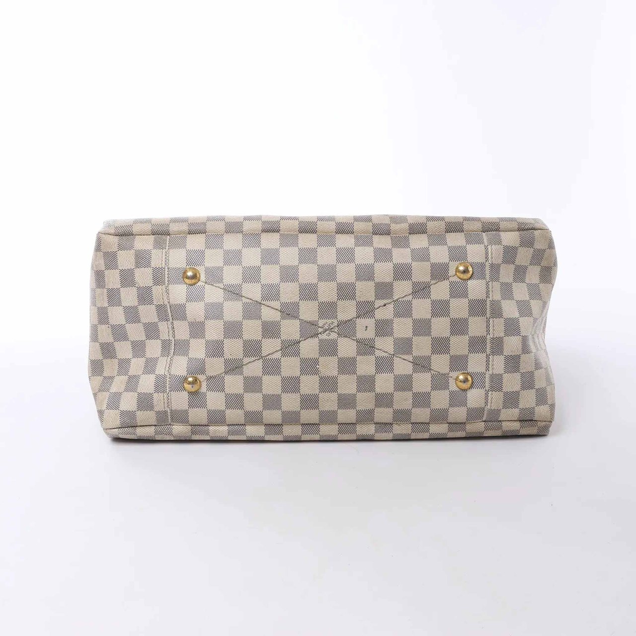 Louis Vuitton Artsy MM Damier Azur Shoulder Bag in Beige N41174 Beige