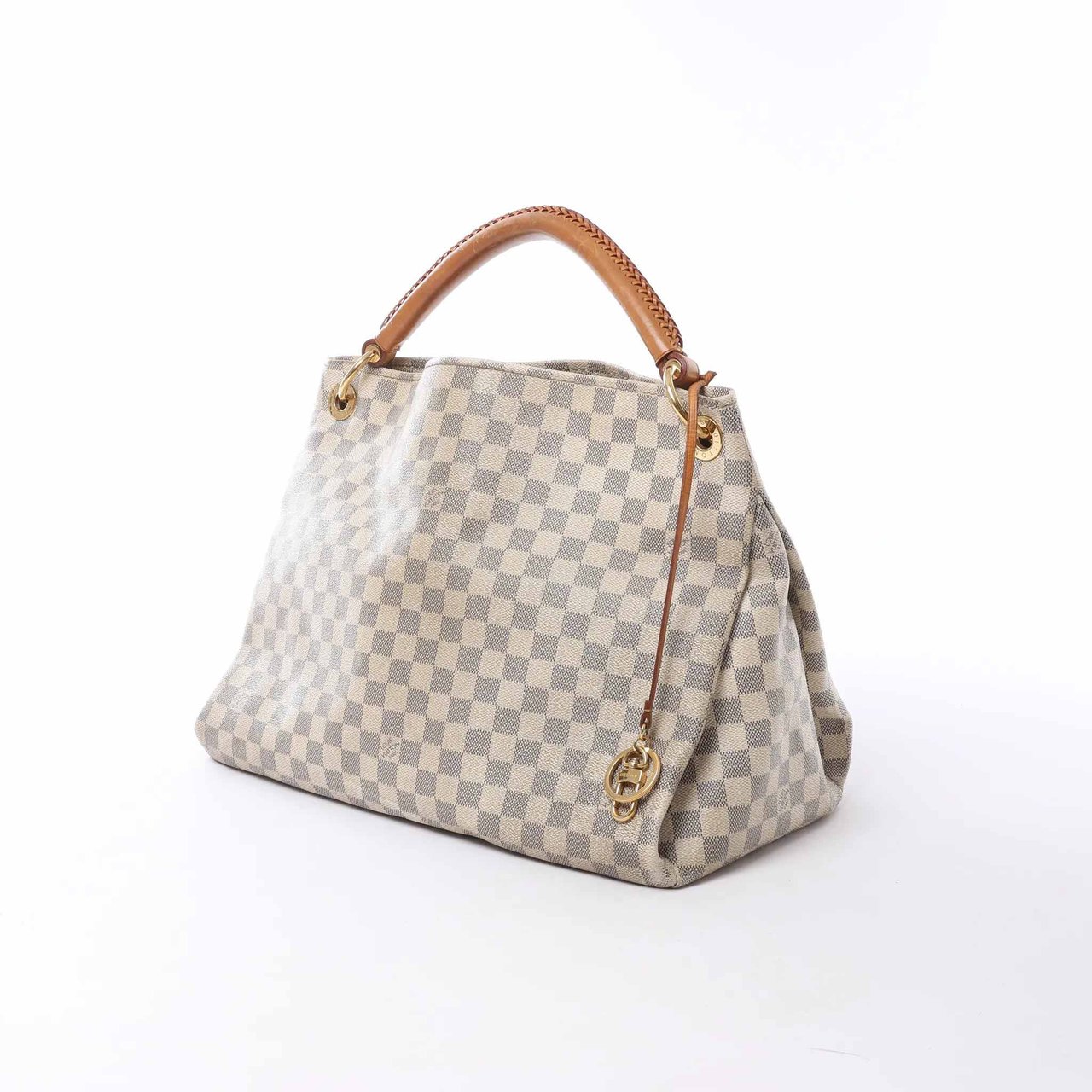 Louis Vuitton Artsy MM Damier Azur Shoulder Bag in Beige N41174 Beige