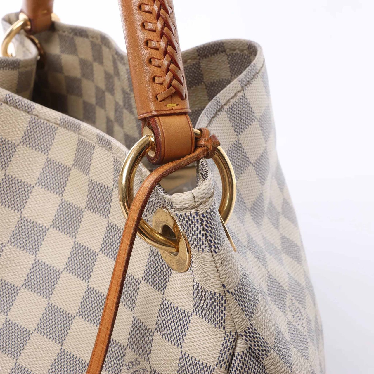 Louis Vuitton Artsy MM Damier Azur Shoulder Bag in Beige N41174 Beige