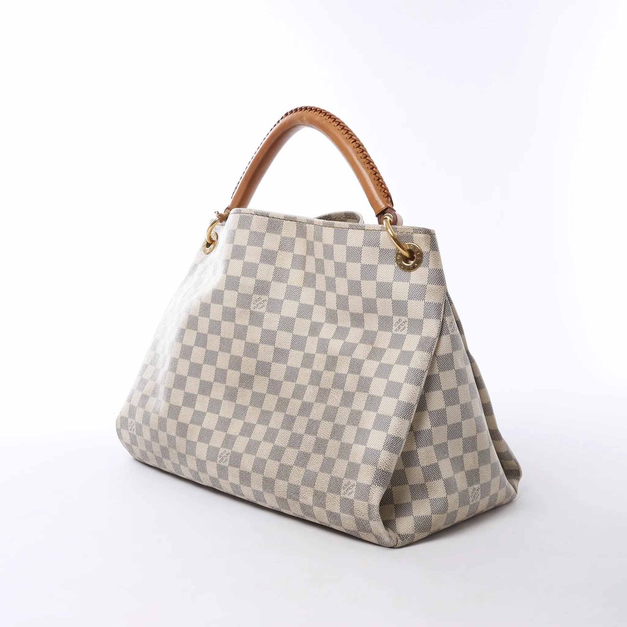 Louis Vuitton Artsy MM Damier Azur Shoulder Bag in Beige N41174 Beige