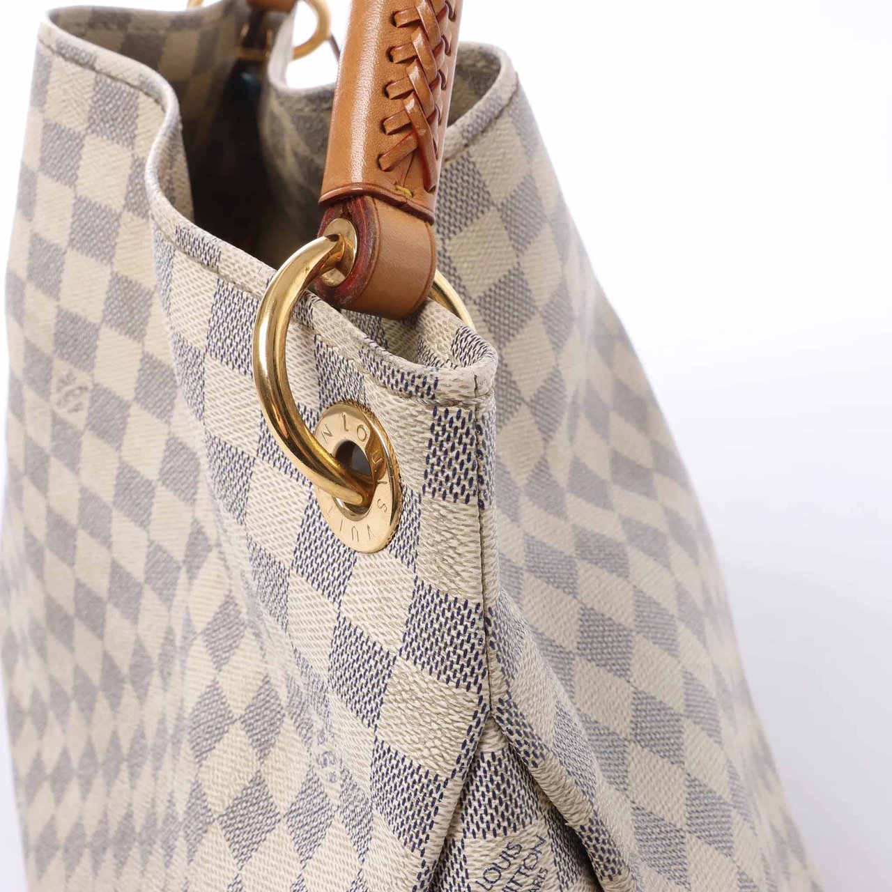 Louis Vuitton Artsy MM Damier Azur Shoulder Bag in Beige N41174 Beige