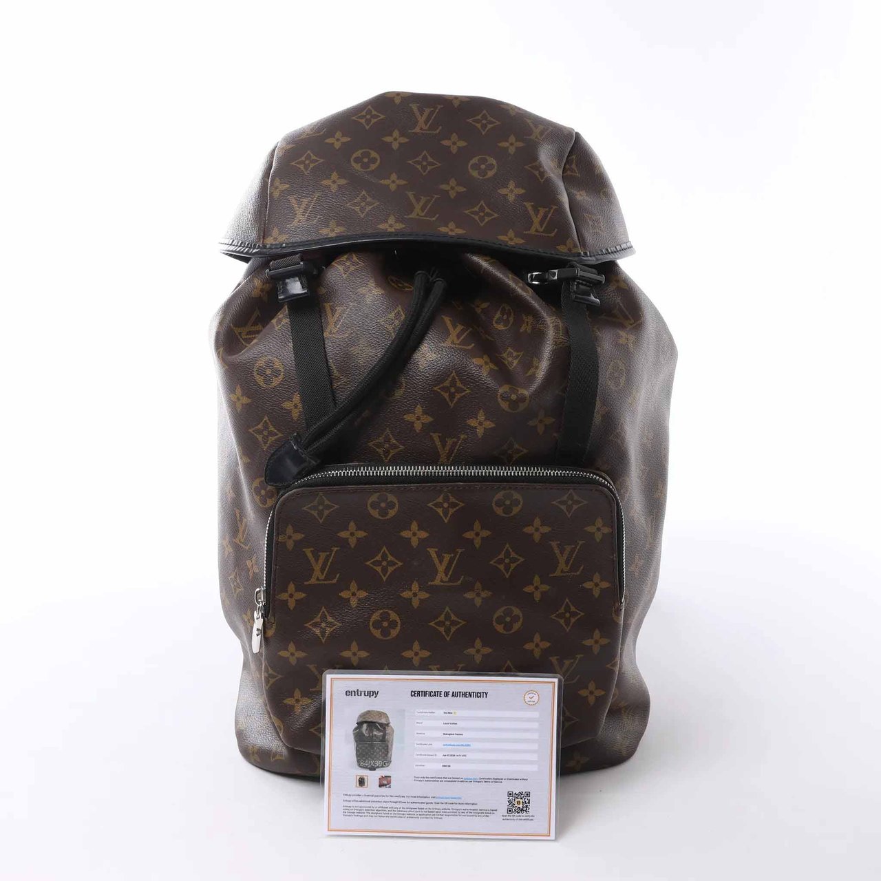 Louis Vuitton Macassar Zack Monogram Canvas Backpack in Brown M43422 Bruin