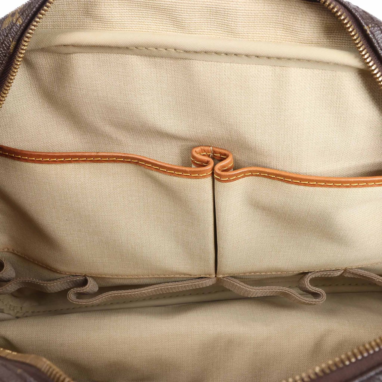 Louis Vuitton Deauville Monogram Canvas Handbag in Brown M47270 Bruin