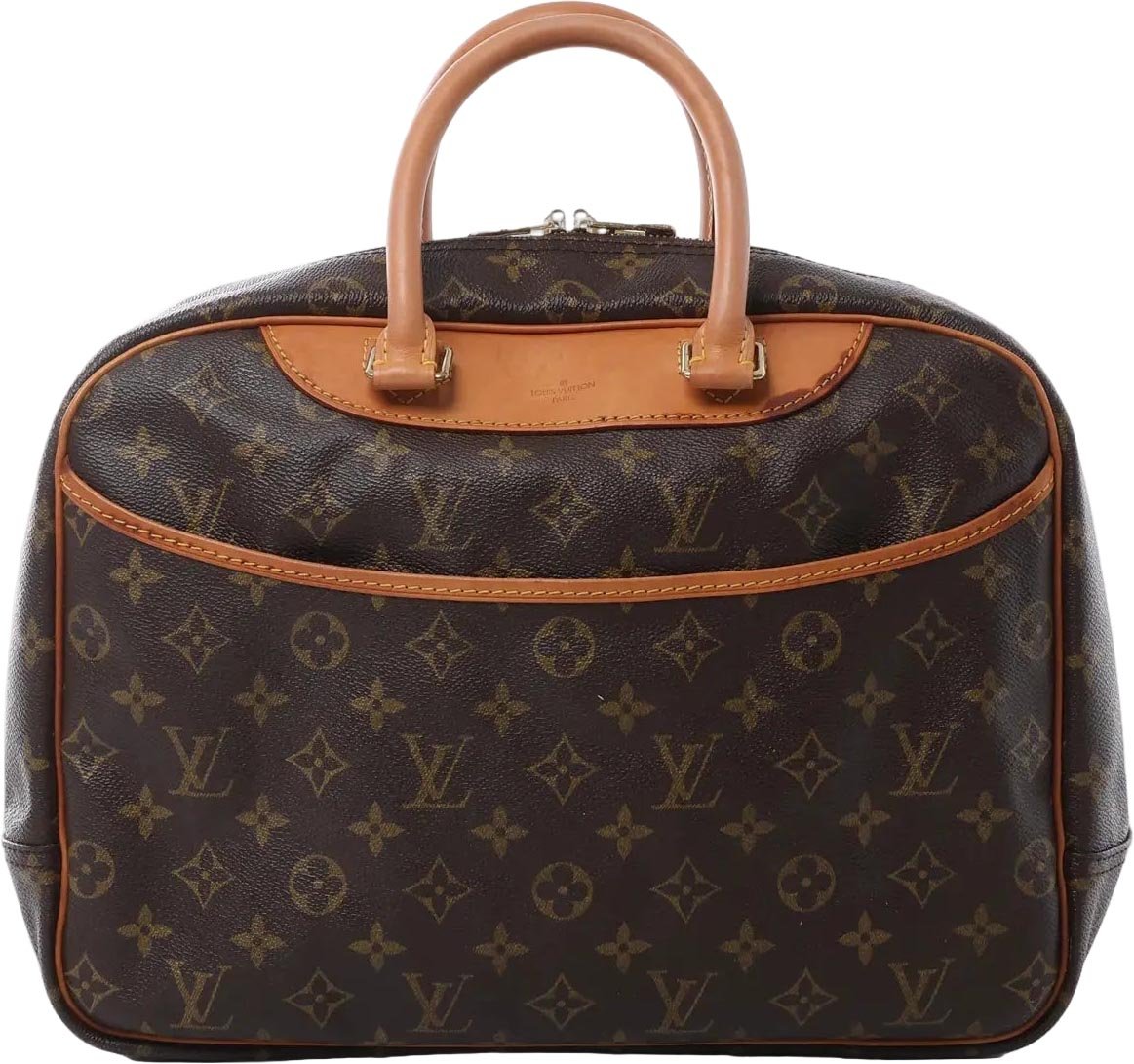 Louis Vuitton Deauville Monogram Canvas Handbag in Brown M47270 Bruin