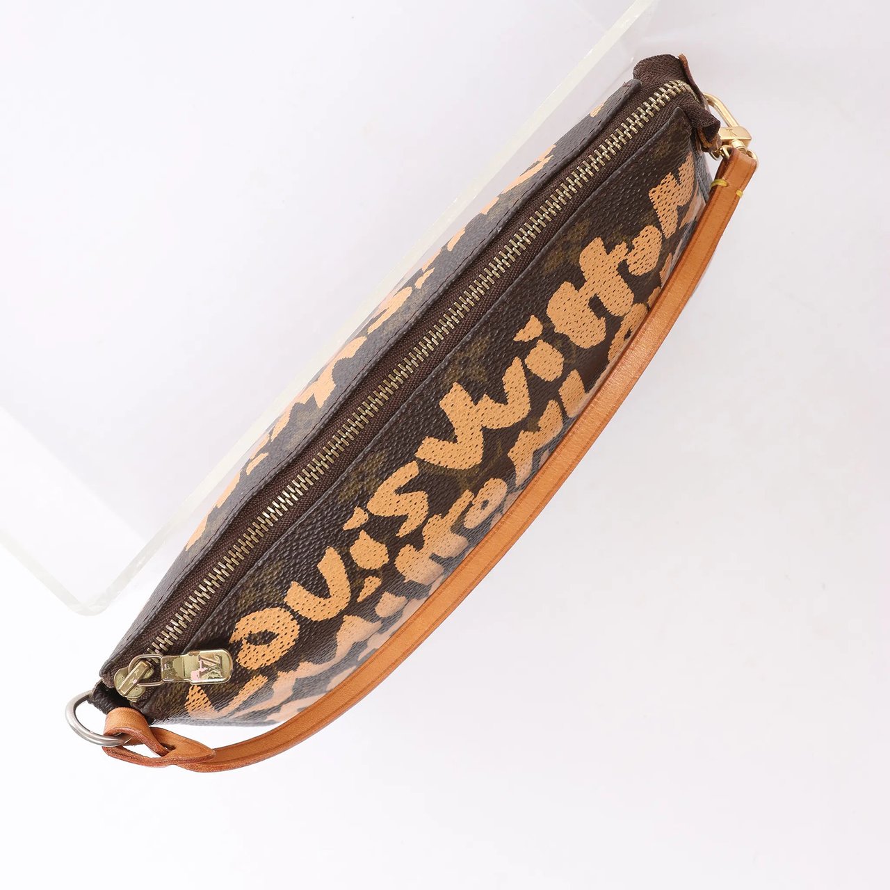 Louis Vuitton Pochette Accessoire Monogram Graffiti Handbag in Brown M92193 Bruin