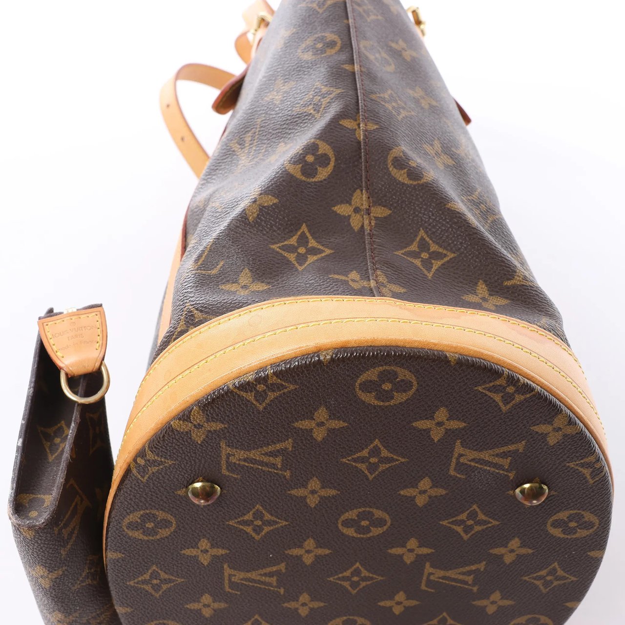 Louis Vuitton Bucket GM Monogram Canvas Shoulder Bag in Brown M42236 Bruin