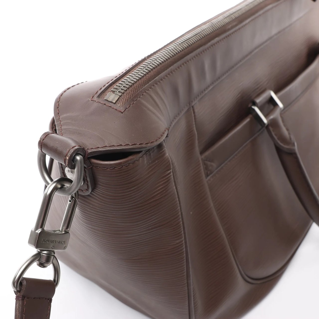 Louis Vuitton Dhanur GM Epi Leather 2Way Handbag in Brown M5910D Bruin