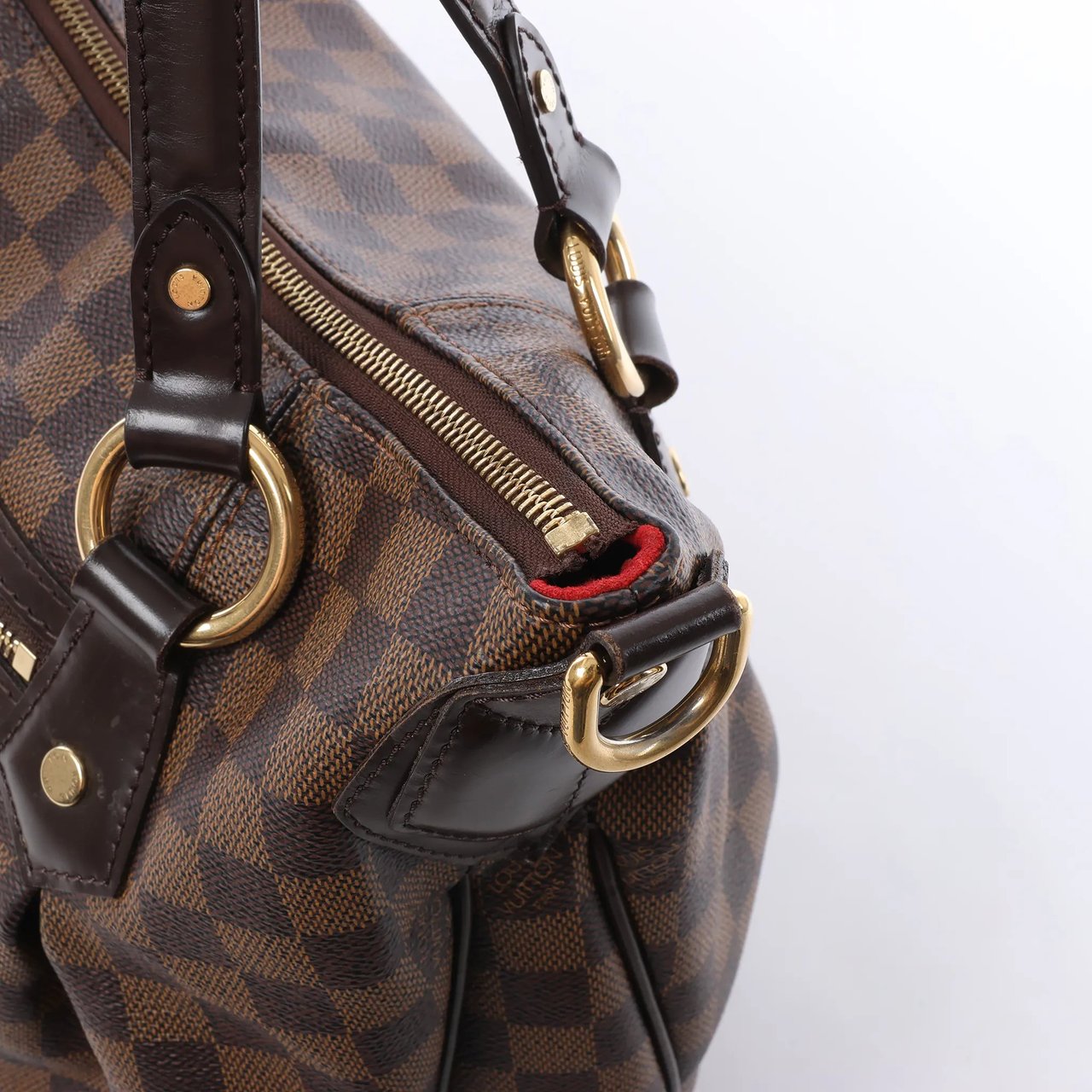 Louis Vuitton Ivorie MM Damier Ebene Shoulder Bag in Brown N41131 Bruin