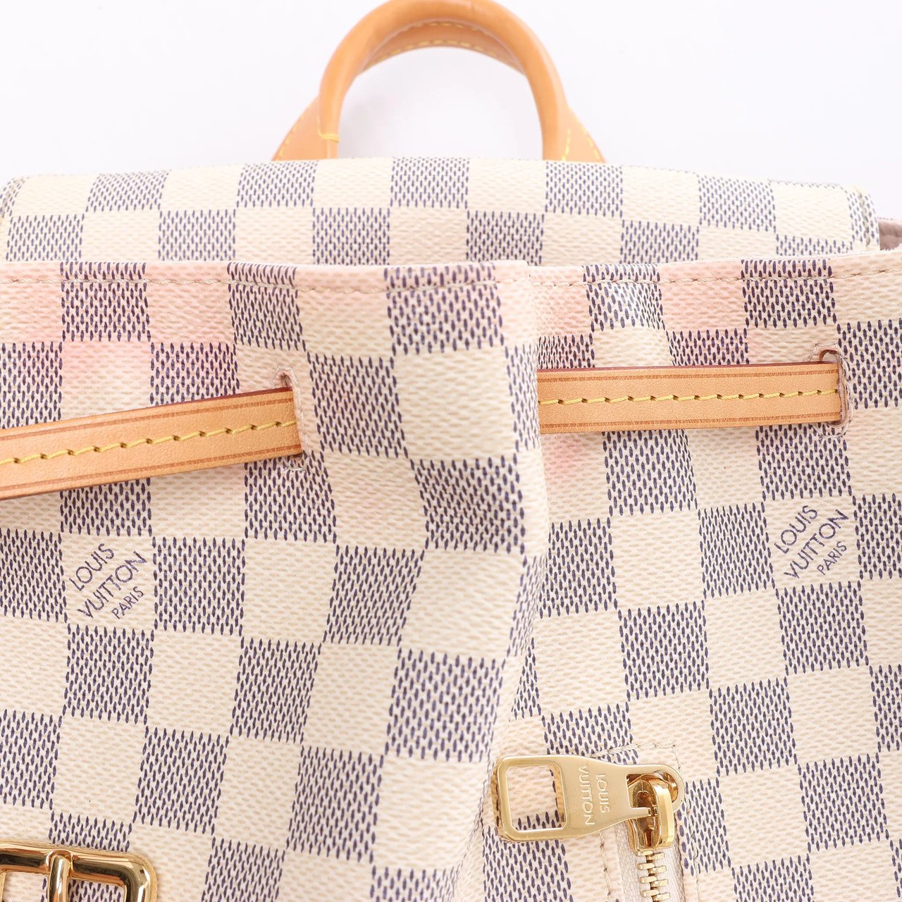Louis Vuitton Sperone Damier Azur Backpack in Beige N41578 Beige