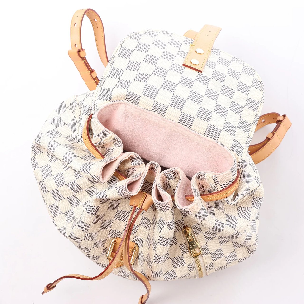 Louis Vuitton Sperone Damier Azur Backpack in Beige N41578 Beige
