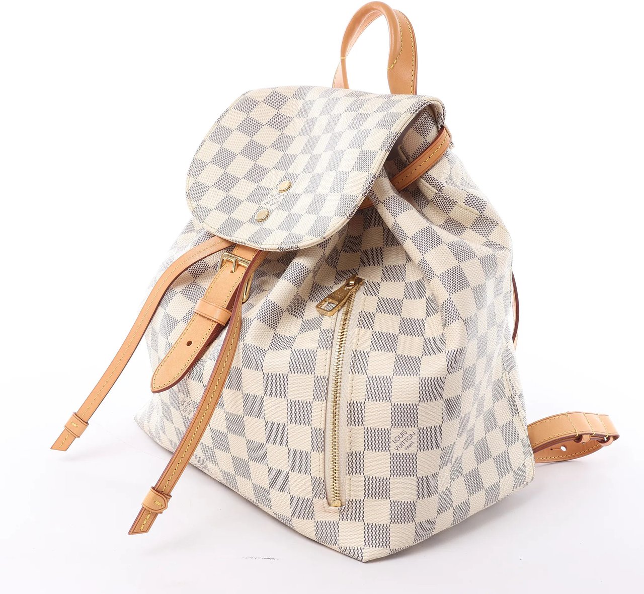 Louis Vuitton Sperone Damier Azur Backpack in Beige N41578 Beige
