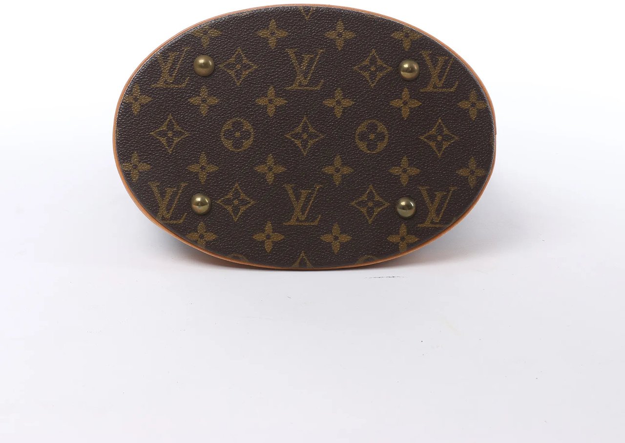 Louis Vuitton Bucket PM Monogram Canvas Shoulder Bag in Brown M42238 Bruin