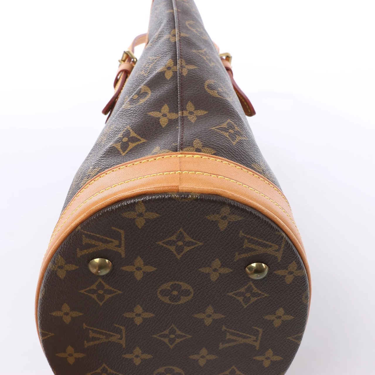 Louis Vuitton Bucket PM Monogram Canvas Shoulder Bag in Brown M42238 Bruin