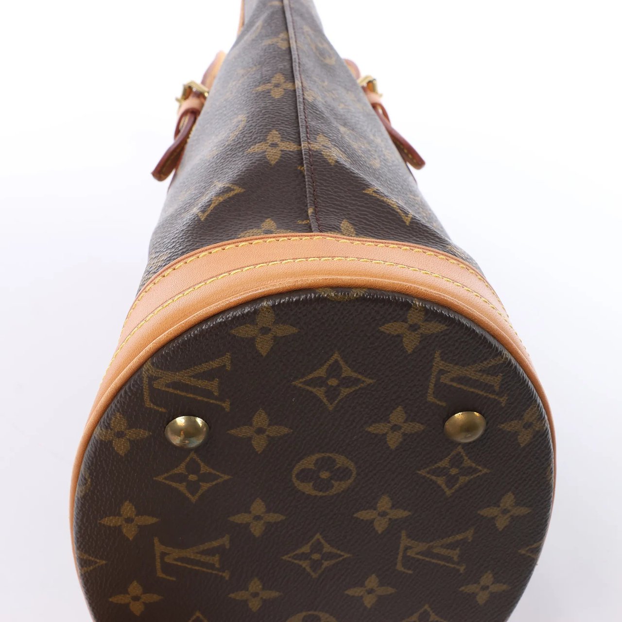 Louis Vuitton Bucket PM Monogram Canvas Shoulder Bag in Brown M42238 Bruin