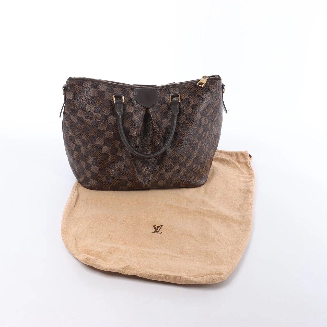 Louis Vuitton Siena MM Damier Ebene Handbag in Brown N41546 Bruin