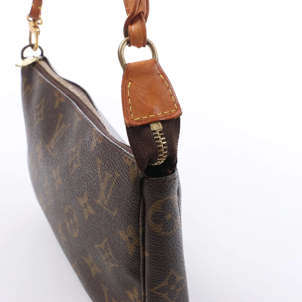 Louis Vuitton Pochette Accessoir Monogram Canvas Handbag in Brown M51980 Bruin