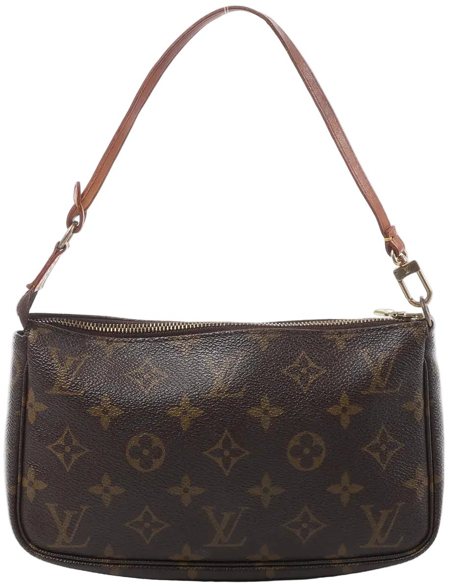 Louis Vuitton Pochette Accessoir Monogram Canvas Handbag in Brown M51980 Bruin