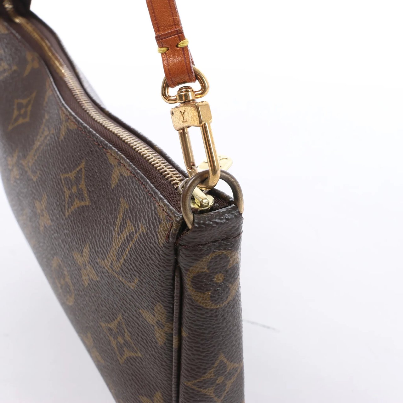 Louis Vuitton Pochette Accessoir Monogram Canvas Handbag in Brown M51980 Bruin