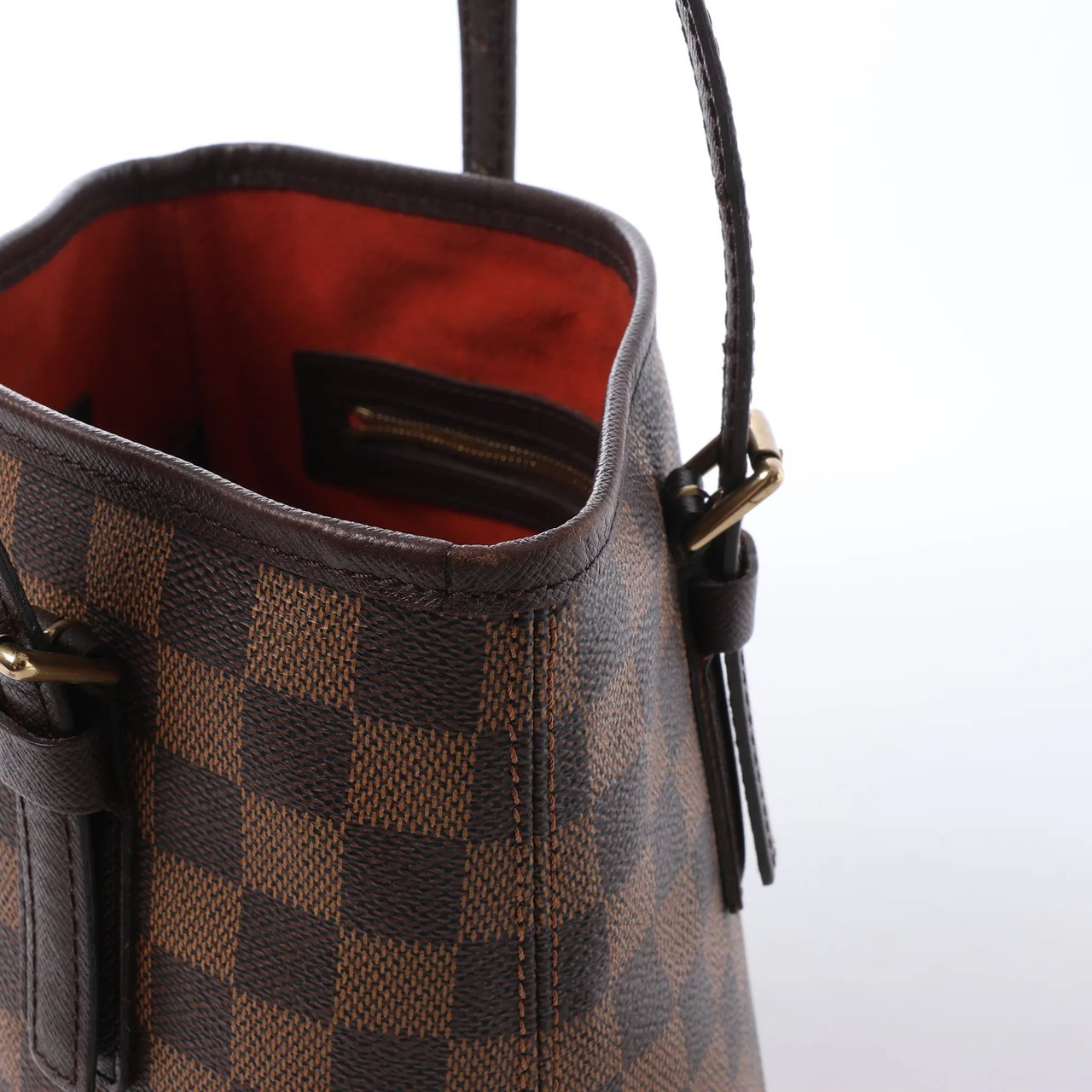 Louis Vuitton Malle Damier Ebene Shoulder Bag in Brown N42240 Bruin