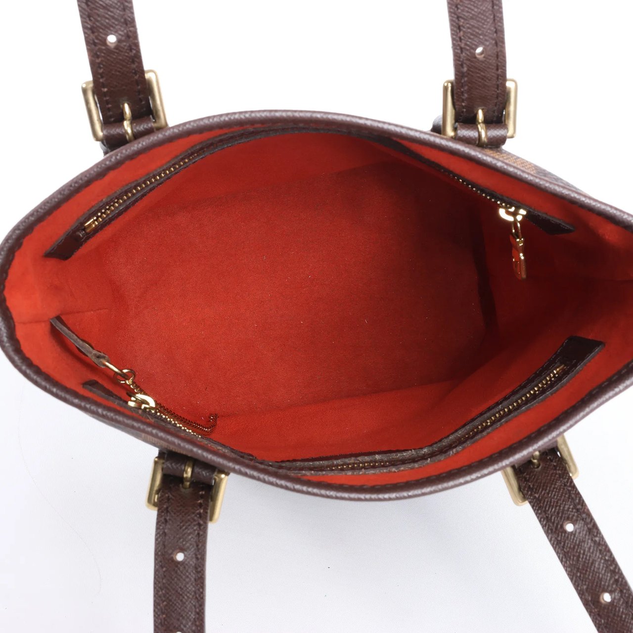 Louis Vuitton Malle Damier Ebene Shoulder Bag in Brown N42240 Bruin
