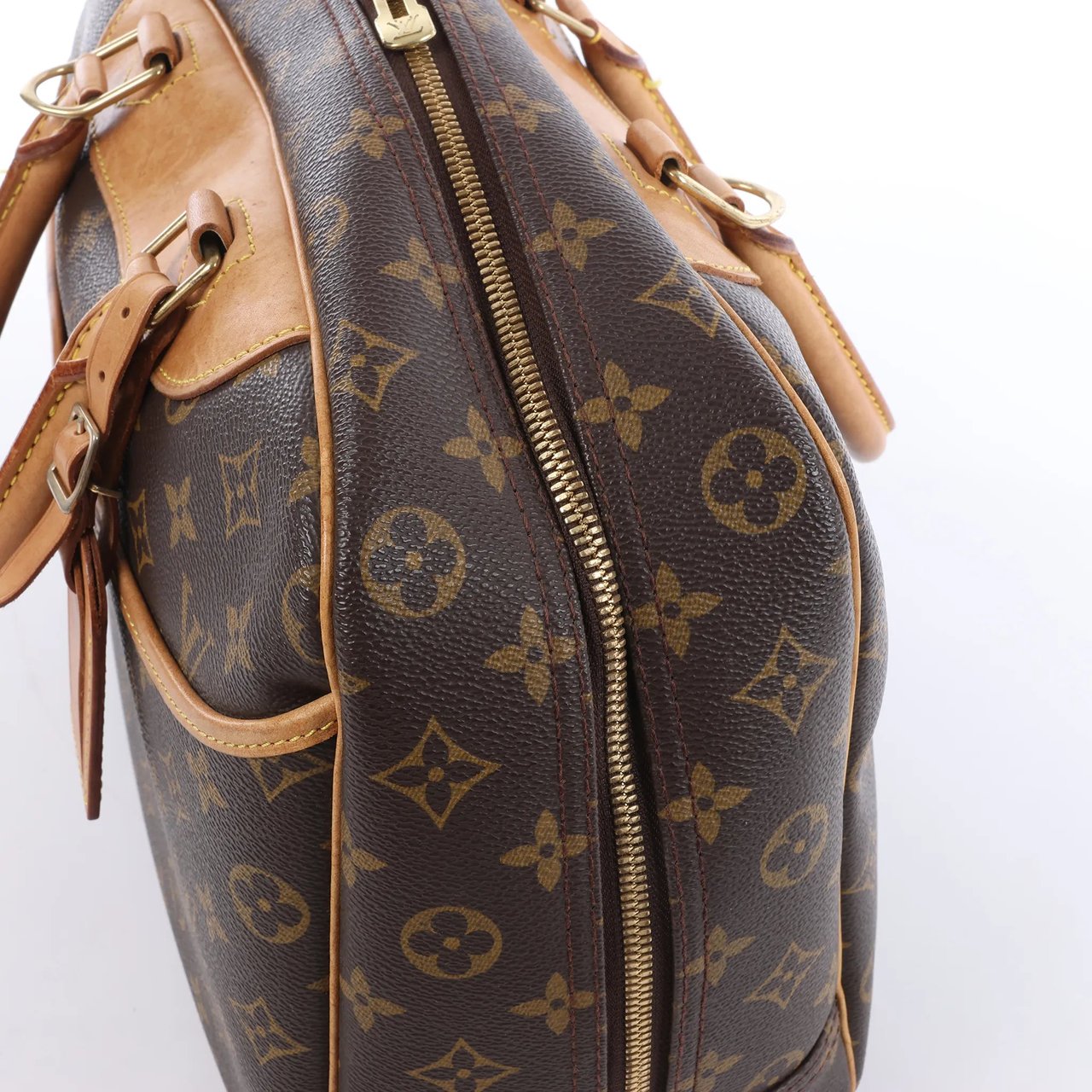 Louis Vuitton Deauville Monogram Canvas Handbag in Brown M47270 Bruin