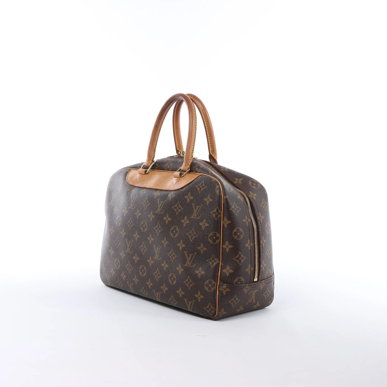 Louis Vuitton Deauville Monogram Canvas Handbag in Brown M47270 Bruin