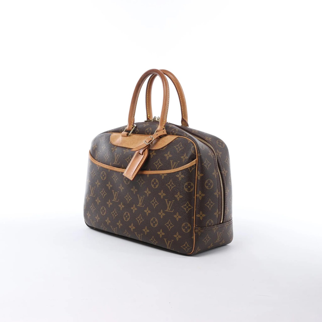 Louis Vuitton Deauville Monogram Canvas Handbag in Brown M47270 Bruin