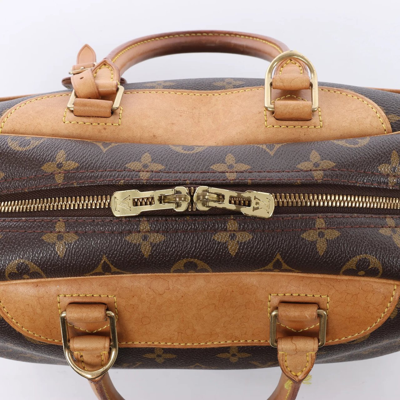 Louis Vuitton Deauville Monogram Canvas Handbag in Brown M47270 Bruin