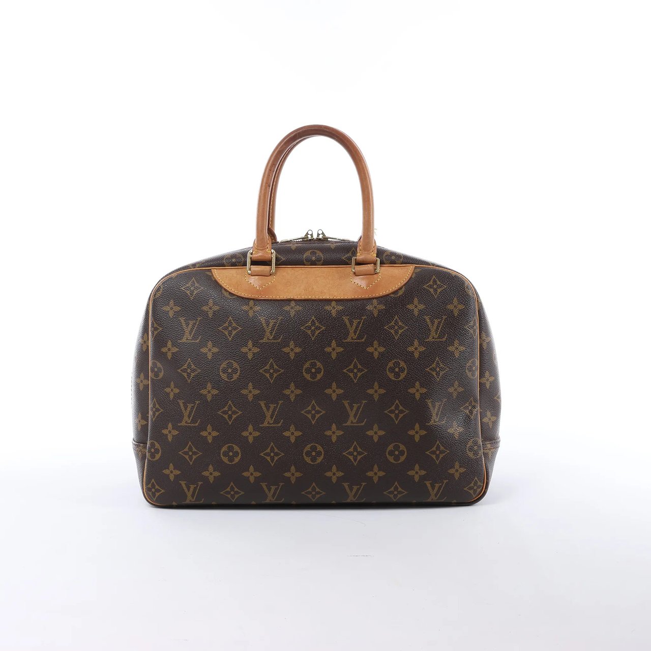Louis Vuitton Deauville Monogram Canvas Handbag in Brown M47270 Bruin