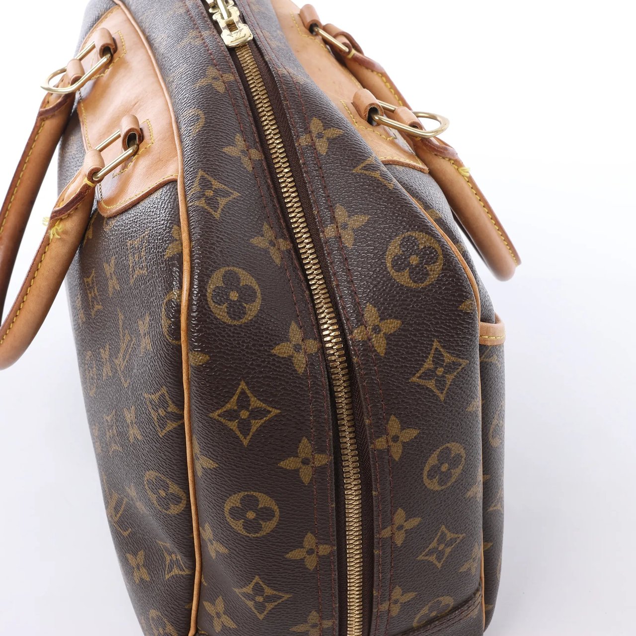 Louis Vuitton Deauville Monogram Canvas Handbag in Brown M47270 Bruin
