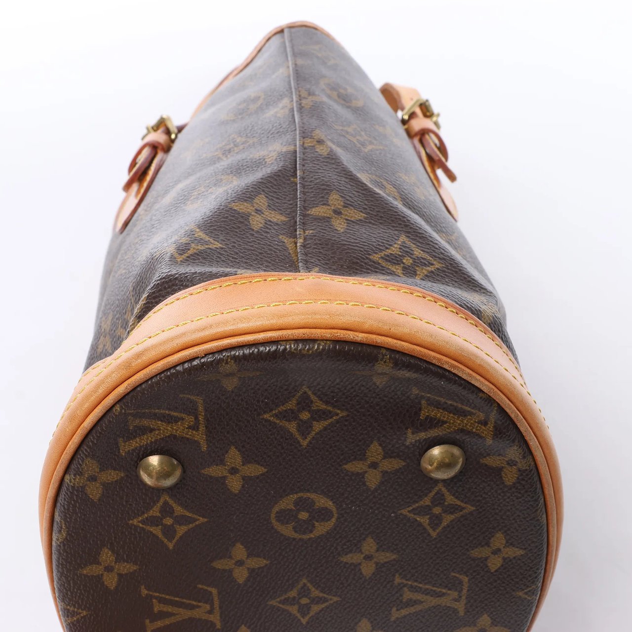 Louis Vuitton Bucket PM Monogram Canvas Shoulder Bag in Brown M42238 Bruin