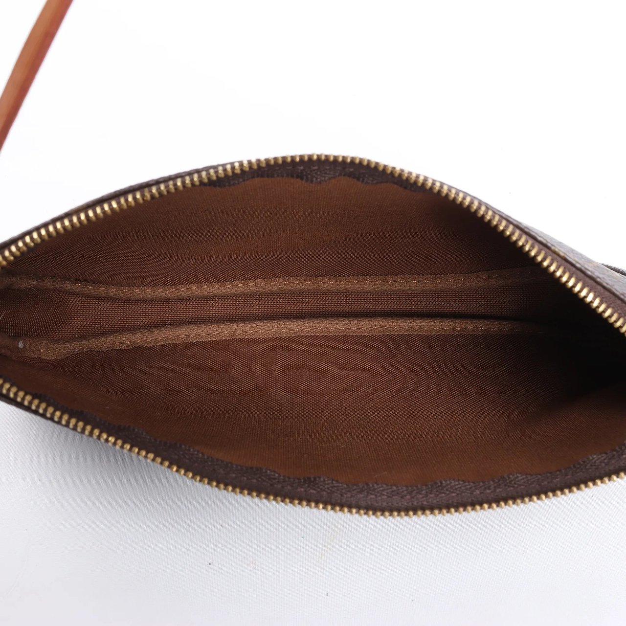 Louis Vuitton Pochette Accessoir Monogram Canvas Handbag in Brown M51980 Bruin